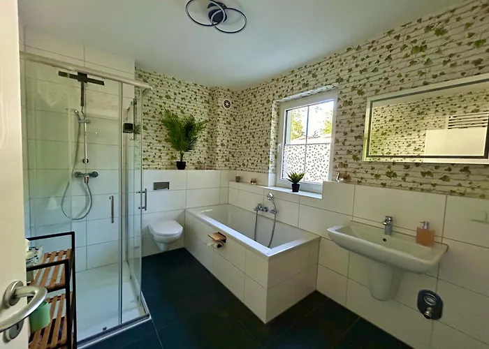 Ferienapartment Mit Garten Im Gruenen Apartamento Oranienburg